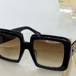 Replica Occhiali da sole quadrati GG0783S Nero / marroni