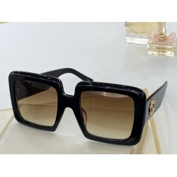 Replica Occhiali da sole quadrati GG0783S Nero / marroni