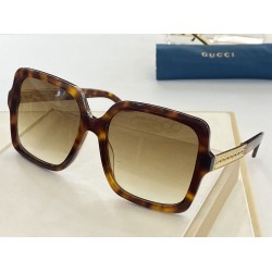 Replica GG0884S Occhiali da sole quadrati Brown