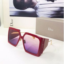 Replica Occhiali da sole quadrati Dior Diorsolar S1u Ivory Rossi