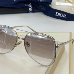 Replica Occhiali da sole quadrati sfumati Dior stellaire Argento