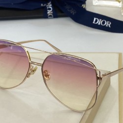Replica Occhiali da sole quadrati sfumati Dior Diorstellaire Marroni