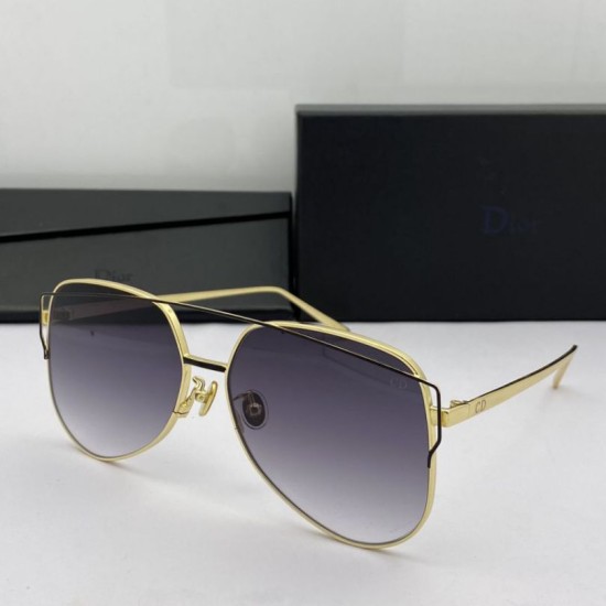 Replica Occhiali da sole quadrati sfumati Dior Diorstellaire Marroni