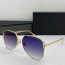 Replica Occhiali da sole quadrati sfumati Dior Diorstellaire Glod / Grey