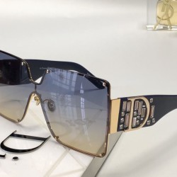 Replica Occhiali da sole quadrati Dior Paeng Blu