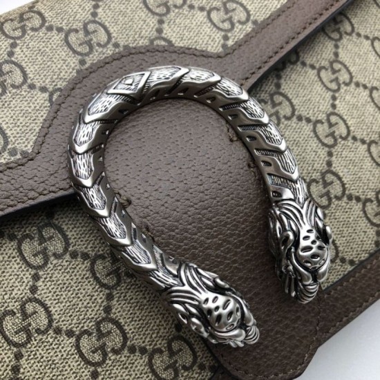 Replica clutch Dionysus GG Supreme 621197 marrone