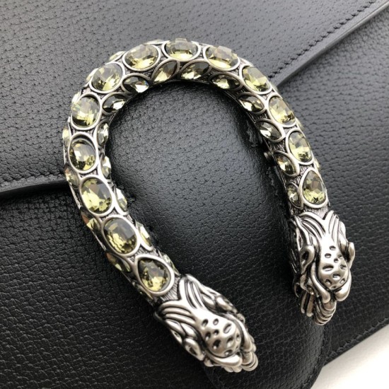 Replica clutch Dionysus GG Supreme 621197 nera