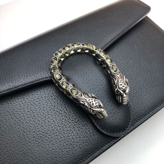 Replica clutch Dionysus GG Supreme 621197 nera