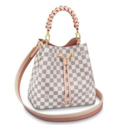 Replica NeoNoe MM con manico intrecciato Damier Azur N40344