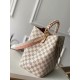 Replica NeoNoe MM con manico intrecciato Damier Azur N40344
