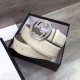 Replica Cintura in pelle Signature bianca 370543