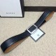 Replica Cintura in pelle Signature nera 403941