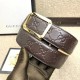 Replica Cintura in pelle Signature marrone 403941