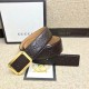 Replica Cintura in pelle Signature marrone 403941