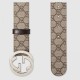 Replica Cintura GG Supreme con fibbia G beige marrone 411924