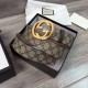 Replica Cintura GG Supreme con fibbia G beige marrone 411924