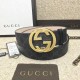 Replica Cintura GG Supreme con fibbia G nera 411924