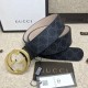 Replica Cintura GG Supreme con fibbia G nera 411924