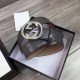 Replica Cintura Signature con fibbia G grigia 411924