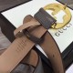 Replica Cintura Signature con fibbia G grigia 411924