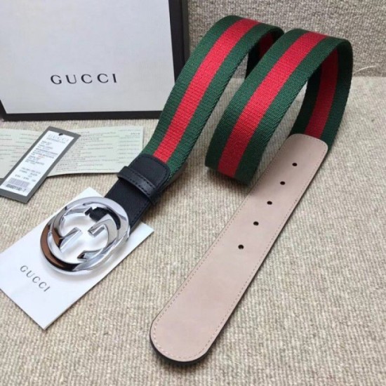 Replica Cintura Web con fibbia G nera 411924