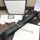 Replica Cintura in pelle Signature nera 429028