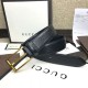 Replica Cintura in pelle Signature nera 429028