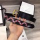 Replica Cintura in pelle con Kingsnake Black 434520