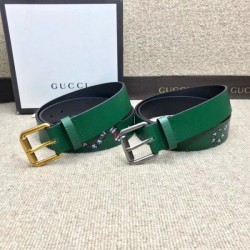 Replica Cintura in pelle con Kingsnake Green 434520