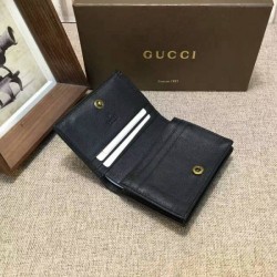 Replica Porta carte GG Marmont in nero 443125