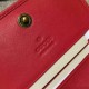Replica Porta carte GG Marmont in rosso 443125
