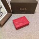 Replica Porta carte GG Marmont in rosso 443125