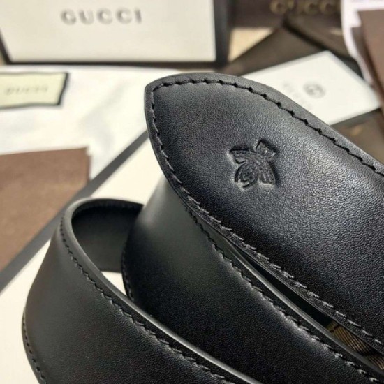 Replica Cintura in pelle con fibbia in madreperla 474348