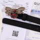Replica Cintura in pelle Queen Margaret nera 476452