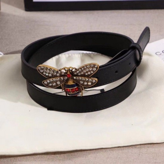 Replica Cintura in pelle Queen Margaret nera 476452