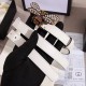 Replica Cintura in pelle Queen Margaret bianca 476452