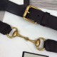 Replica Cintura in pelle con morsetto nero 488939