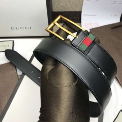 Replica Cintura in pelle con Web 495125