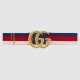 Replica Cintura elastica Web con fibbia Torchon Double G 524101