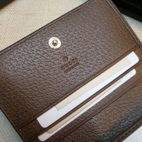 Replica Ophidia GG Card Case 523155 Caffè