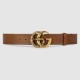 Replica Cintura in pelle con fibbia Double G con cinturino in serpente 458949