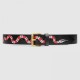 Replica Cintura in pelle con Kingsnake Black 434520