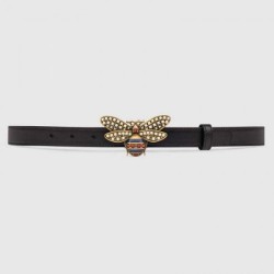 Replica Cintura in pelle Queen Margaret nera 476452