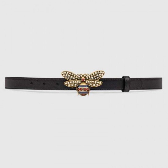 Replica Cintura in pelle Queen Margaret nera 476452