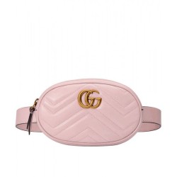 Replica GG Marmont Matelasse Cinturino in pelle 476434 Rosa