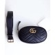 Replica GG Marmont Matelasse Cinturino in pelle 476434 Nero