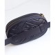 Replica GG Marmont Matelasse Cinturino in pelle 476434 Nero