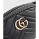 Replica GG Marmont Matelasse Cinturino in pelle 476434 Nero