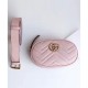 Replica GG Marmont Matelasse Cinturino in pelle 476434 Rosa