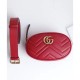 Replica GG Marmont Matelasse Cinturino in pelle 476434 Rosso